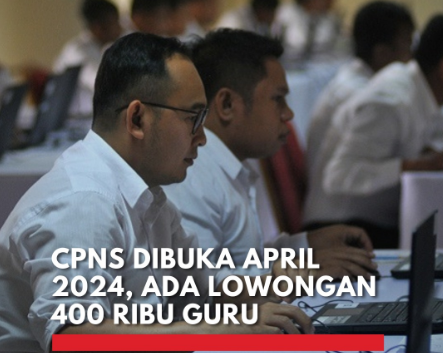 Pemerintah mempersiapkan 400 ribu formasi CPNS khusus untuk tenaga pengajar pada 2024 sebagai langkah meningkatkan kualitas pendidikan. Peluang besar bagi calon guru!