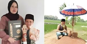 Anak Juara 2 Tahfidz Sambut Ramadan dengan Ziarah ke Makam Ibu